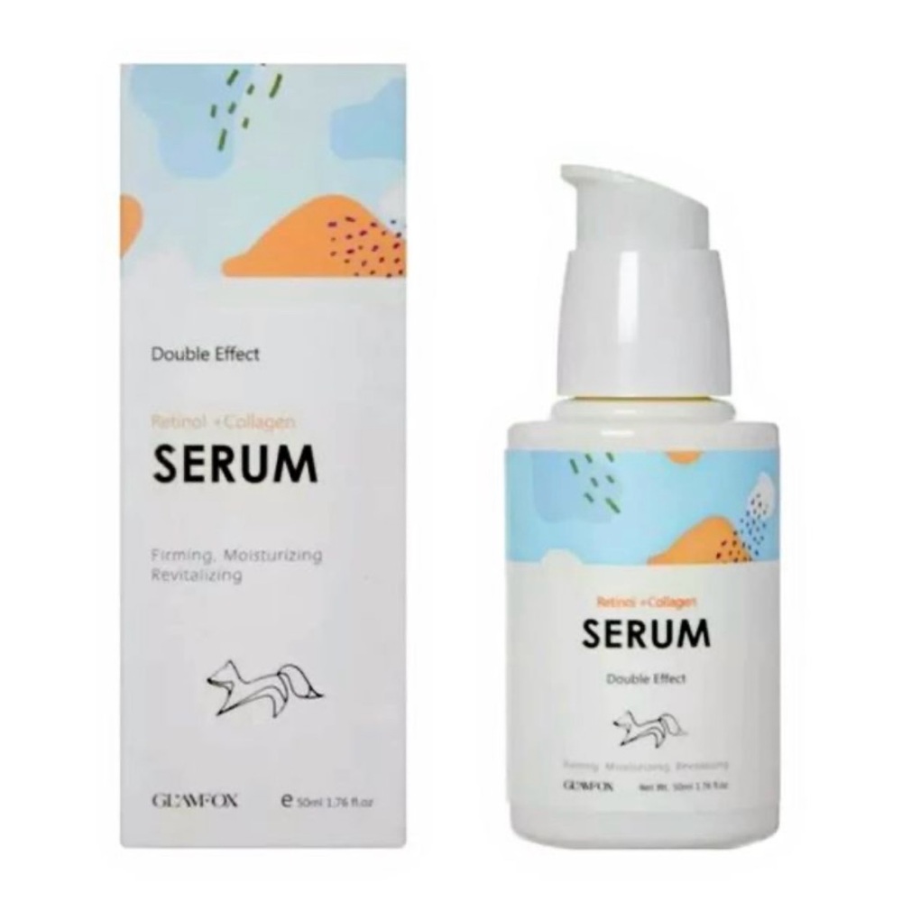 NEW GlamFox Double Effect Retinol + Collagen Serum